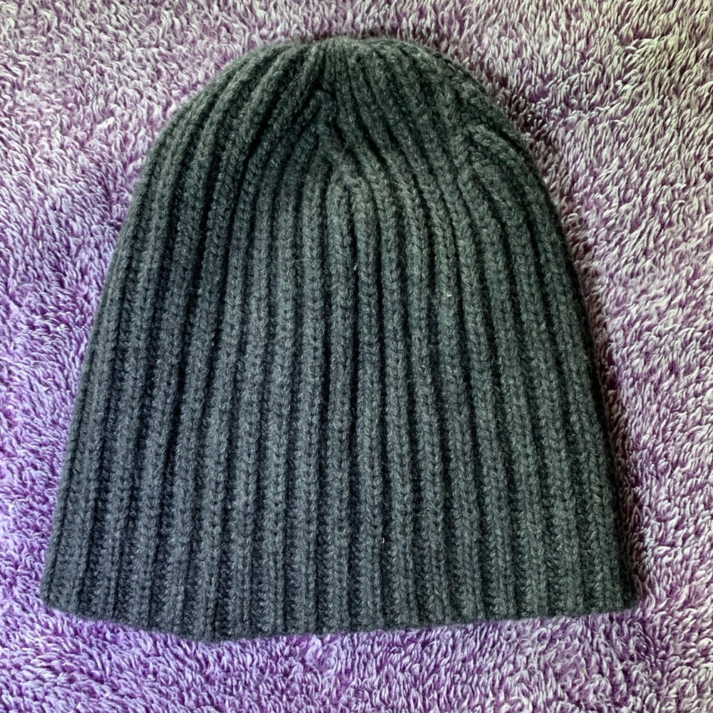 J Crew Wool Beanie Hat Gray NWOT Outdoor Warm Gorpcore